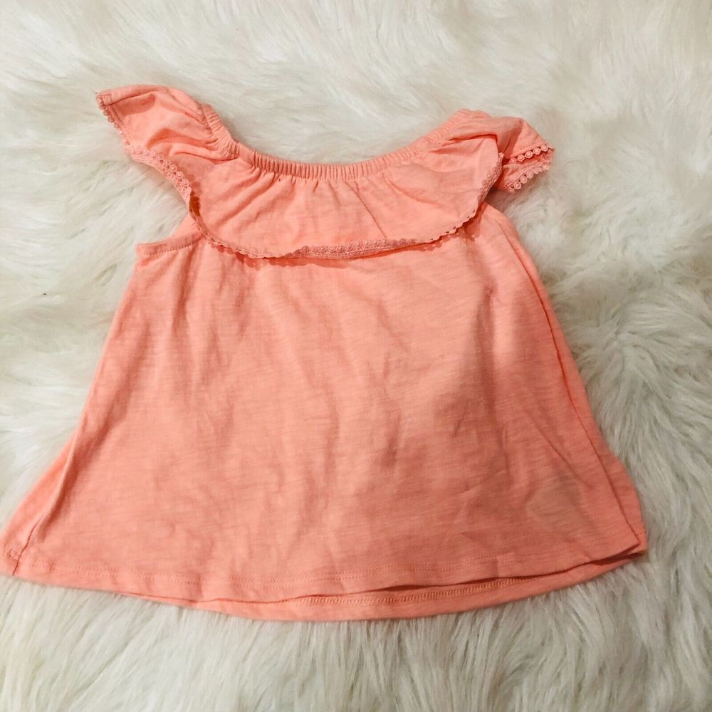 Old Navy Toddler Girls Top Casual‎ Short Sleeve Comfy Pink Size 3T NWT